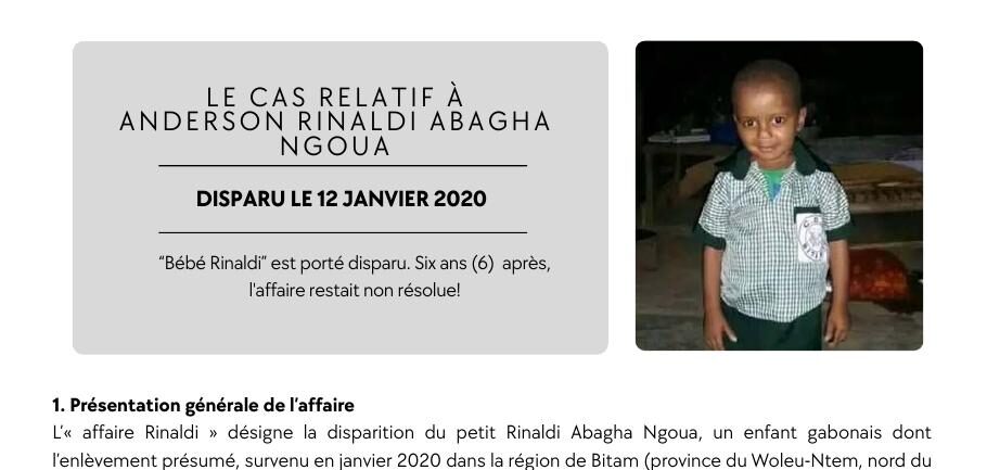 Illustration du dossier Anderson Rinaldi Abagha Ngoua