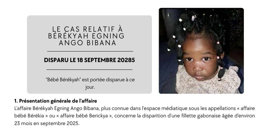 Illustration du dossier Bérékyah Egning Ango Bibana