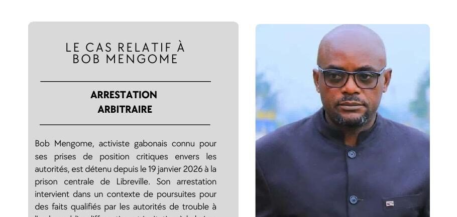 Illustration du dossier Bob Mengome