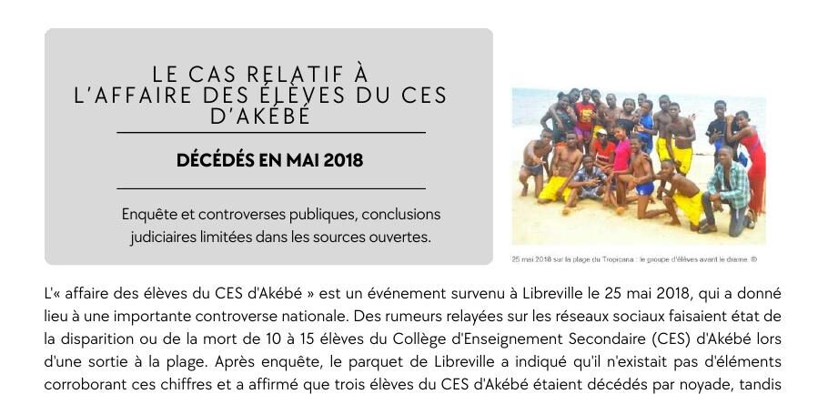 Illustration du dossier Élèves du CES d’Akébé