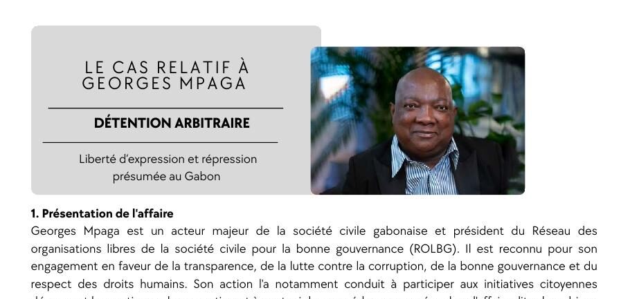Illustration du dossier Georges Mpaga