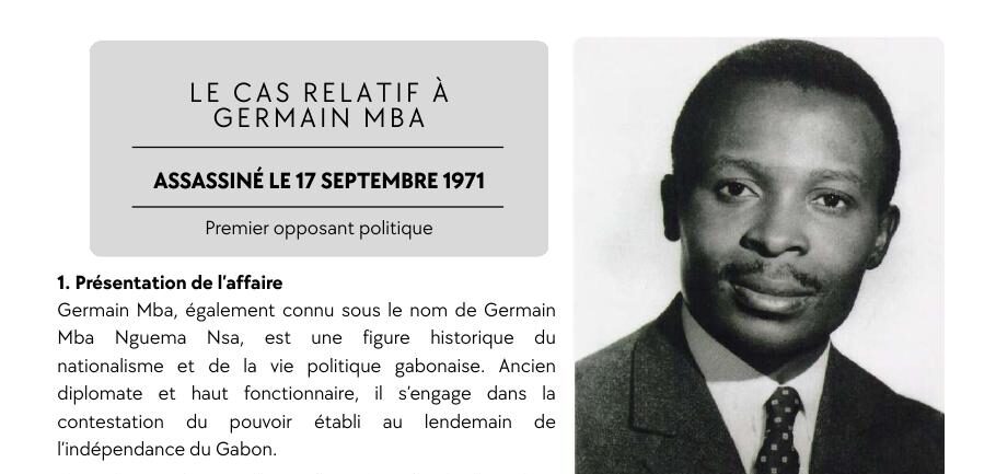 Illustration du dossier Germain Mba