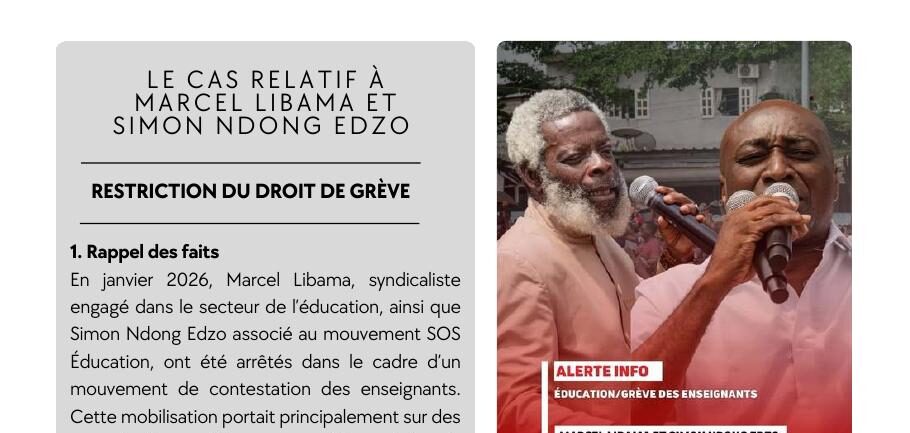 Illustration du dossier Marcel Libama et Simon Ndong Edzo